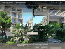 Tablet Screenshot of lapacehotel.it